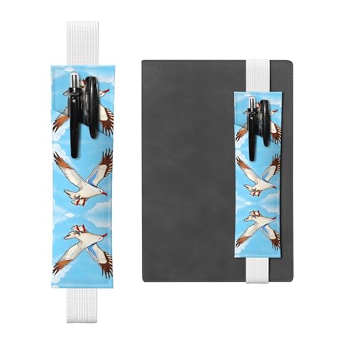 LLKGOT Leder-Stifthalter, Lesezeichen, fliegende Möwen, Druck für Hardcover-Tagebücher, Tagebücher, Planer, verstellbarer Riemen LLKGOT Leder-Stifthalter, Lesezeichen, fliegende Möwen, Druck für Hardcover-Tagebücher, Tagebücher, Planer, verstellbarer Riemen von LLKGOT