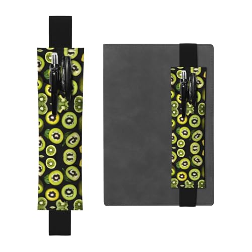 LLKGOT Leder-Stifthalter, Lesezeichen, grüner Kiwi-Druck, für Hardcover-Tagebücher, Tagebücher, Planer, verstellbarer Riemen LLKGOT Leder-Stifthalter, Lesezeichen, grüner Kiwi-Druck, für Hardcover-Tagebücher, Tagebücher, Planer, verstellbarer Riemen von LLKGOT