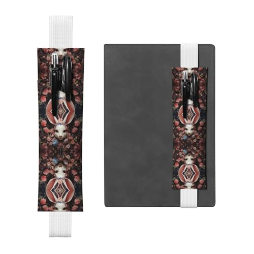 LLKGOT Leder-Stifthalter, Lesezeichen, verzauberter Hasen-Druck, für Hardcover-Tagebücher, Tagebücher, Planer, verstellbarer Riemen LLKGOT Leder-Stifthalter, Lesezeichen, verzauberter Hasen-Druck, für Hardcover-Tagebücher, Tagebücher, Planer, verstellbarer Riemen von LLKGOT