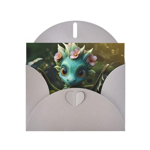 LLKGOT Magical Little Menglong Bilder-Grußkarte – Premium-Perlglanz-Papier, doppelseitiges Perlglanz-Design LLKGOT Magical Little Menglong Bilder-Grußkarte – Premium-Perlglanz-Papier, doppelseitiges Perlglanz-Design von LLKGOT