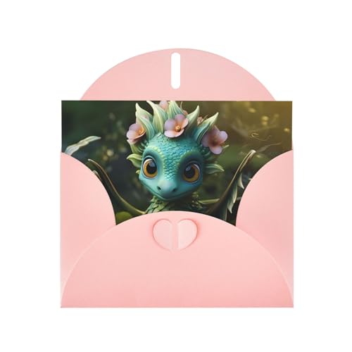 LLKGOT Magical Little Menglong Bilder-Grußkarte – Premium-Perlglanz-Papier, doppelseitiges Perlglanz-Design LLKGOT Magical Little Menglong Bilder-Grußkarte – Premium-Perlglanz-Papier, doppelseitiges Perlglanz-Design von LLKGOT