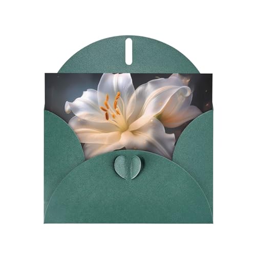 LLKGOT Magische Lilienbild-Grußkarte – Premium-Perlglanz-Papier, doppelseitiges Perlglanz-Design LLKGOT Magische Lilienbild-Grußkarte – Premium-Perlglanz-Papier, doppelseitiges Perlglanz-Design von LLKGOT