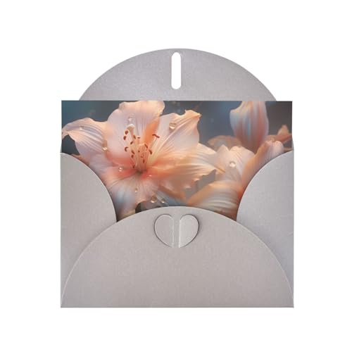 LLKGOT Magisches Zinnoberrot Bilder-Grußkarte – Premium-Perlglanz-Papier, doppelseitiges Perlmutt-Design LLKGOT Magisches Zinnoberrot Bilder-Grußkarte – Premium-Perlglanz-Papier, doppelseitiges Perlmutt-Design von LLKGOT