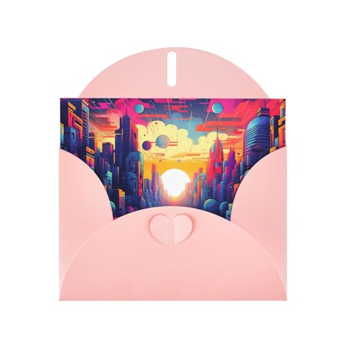 LLKGOT Magnificent City Bilder-Grußkarte – Premium-Perlglanz-Papier, doppelseitiges Perlmutt-Design LLKGOT Magnificent City Bilder-Grußkarte – Premium-Perlglanz-Papier, doppelseitiges Perlmutt-Design von LLKGOT