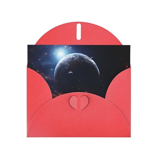 LLKGOT Magnificent Planet Bilder-Grußkarte – Premium-Perlglanz-Papier, doppelseitiges Perlmutt-Design LLKGOT Magnificent Planet Bilder-Grußkarte – Premium-Perlglanz-Papier, doppelseitiges Perlmutt-Design von LLKGOT