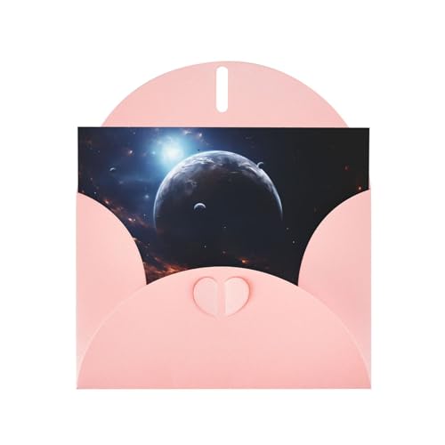 LLKGOT Magnificent Planet Bilder-Grußkarte – Premium-Perlglanz-Papier, doppelseitiges Perlmutt-Design LLKGOT Magnificent Planet Bilder-Grußkarte – Premium-Perlglanz-Papier, doppelseitiges Perlmutt-Design von LLKGOT