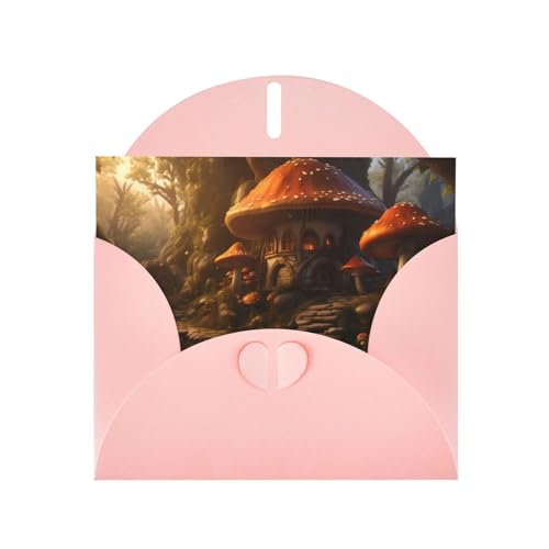 LLKGOT Mushroom World Bilder-Grußkarte – Premium-Perlglanz-Papier, doppelseitiges Perlglanz-Design LLKGOT Mushroom World Bilder-Grußkarte – Premium-Perlglanz-Papier, doppelseitiges Perlglanz-Design von LLKGOT