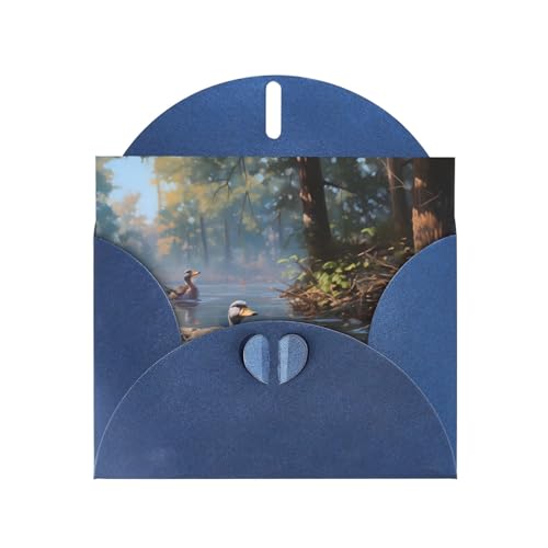 LLKGOT Stockenten-Schwimmbild-Grußkarte – Premium-Perlglanz-Papier, doppelseitiges Perlglanz-Design LLKGOT Stockenten-Schwimmbild-Grußkarte – Premium-Perlglanz-Papier, doppelseitiges Perlglanz-Design von LLKGOT