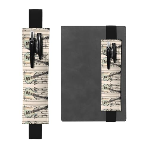 Leder-Stifthalter, Lesezeichen, LLKGOT Gitarre, Bass, Musik, Musikinstrumente, Druck für Hardcover-Tagebücher, Tagebücher, Planer – verstellbarer Riemen Leder-Stifthalter, Lesezeichen, LLKGOT Gitarre, Bass, Musik, Musikinstrumente, Druck für Hardcover-Tagebücher, Tagebücher, Planer – verstellbarer Riemen von LLKGOT