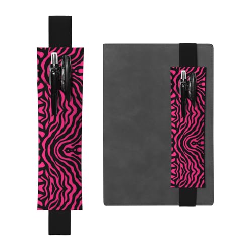 Leder-Stifthalter, Lesezeichen, LLKGOT mit Zebramuster, Tiger, Leopardenmuster, rosa Druck für Hardcover-Tagebücher, Tagebücher, Planer – verstellbarer Riemen Leder-Stifthalter, Lesezeichen, LLKGOT mit Zebramuster, Tiger, Leopardenmuster, rosa Druck für Hardcover-Tagebücher, Tagebücher, Planer – verstellbarer Riemen von LLKGOT