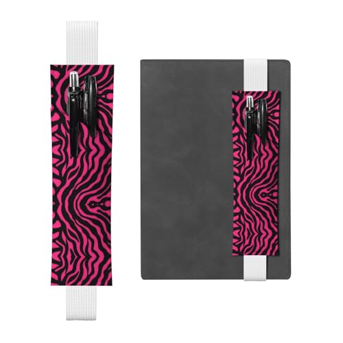 Leder-Stifthalter, Lesezeichen, LLKGOT mit Zebramuster, Tiger, Leopardenmuster, rosa Druck für Hardcover-Tagebücher, Tagebücher, Planer – verstellbarer Riemen Leder-Stifthalter, Lesezeichen, LLKGOT mit Zebramuster, Tiger, Leopardenmuster, rosa Druck für Hardcover-Tagebücher, Tagebücher, Planer – verstellbarer Riemen von LLKGOT