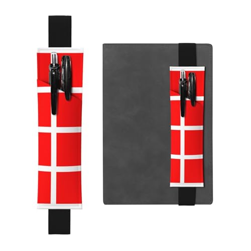 Leder Stifthalter Lesezeichen LLKGOT Dänemark dänische Flagge Druck für Hardcover Journals, Tagebücher, Planer - Verstellbarer Riemen Band Tasche Leder Stifthalter Lesezeichen LLKGOT Dänemark dänische Flagge Druck für Hardcover Journals, Tagebücher, Planer - Verstellbarer Riemen Band Tasche von LLKGOT
