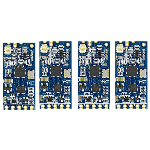 LLKOZN 4X -12 433 MHz SI4463 Modul für Drahtlose Serielle Schnittstelle 1000M Ersetzen Sie Bluetooth HC12 von LLKOZN