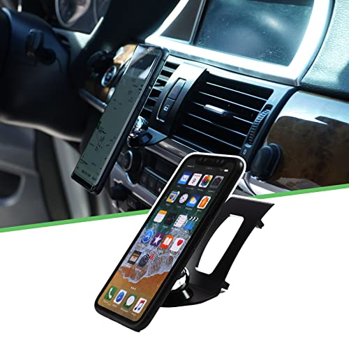 LLKUANG 360 Grad drehbare Handyhalterung für BMW X5 E70 X6 E71 E72 2008-2013 (schwarz) von LLKUANG