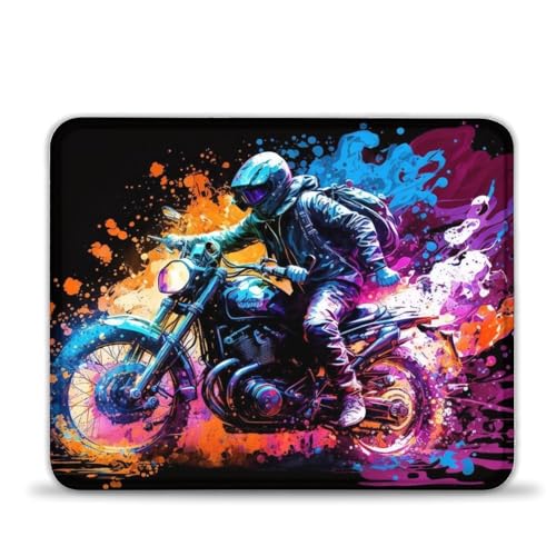 Gaming-Mauspad, buntes Fahrrad 25x30cm, waschbares Mauspad für Laptop, Computer, PC, Büro, süßes Design, Schreibtischzubehör Gaming-Mauspad, buntes Fahrrad 25x30cm, waschbares Mauspad für Laptop, Computer, PC, Büro, süßes Design, Schreibtischzubehör von LLONGKT