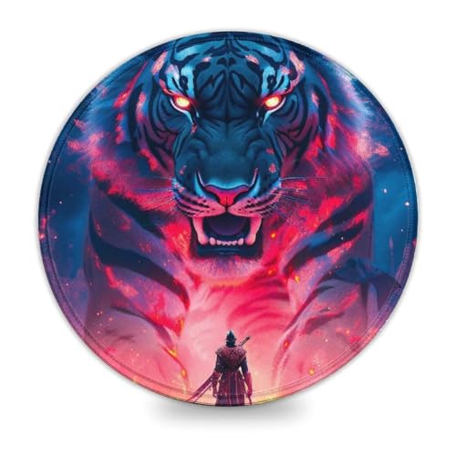 Gaming-Mauspad Tiger 20x20cm Mauspad mit Premium-Textur, ausfransfesten Nähten und Gummiunterseite für präzise Steuerung im Büro/Zuhause/Geschenk Gaming-Mauspad Tiger 20x20cm Mauspad mit Premium-Textur, ausfransfesten Nähten und Gummiunterseite für präzise Steuerung im Büro/Zuhause/Geschenk von LLONGKT