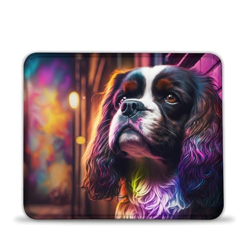 King Charles Spaniel Gaming-Mauspad 20x24cm, Mauspad, Schreibtischunterlage für Laptop, Computer, PC, Büro, süßes Design, Schreibtischzubehör King Charles Spaniel Gaming-Mauspad 20x24cm, Mauspad, Schreibtischunterlage für Laptop, Computer, PC, Büro, süßes Design, Schreibtischzubehör von LLONGKT