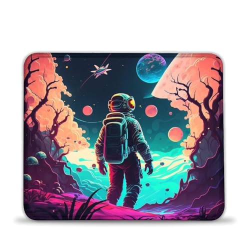 LLONGKT Astronauten-Mauspad 20x24cm, Mauspad, Schreibtischunterlage verbessert Präzision und Geschwindigkeit, Gummiunterseite für stabilen Halt LLONGKT Astronauten-Mauspad 20x24cm, Mauspad, Schreibtischunterlage verbessert Präzision und Geschwindigkeit, Gummiunterseite für stabilen Halt von LLONGKT