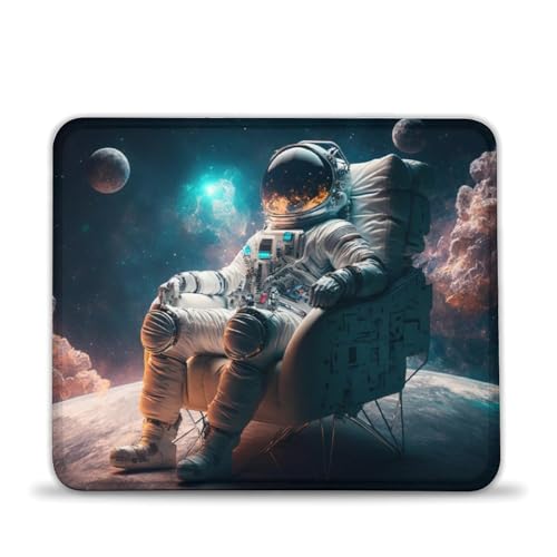 LLONGKT Astronauten-Mauspad 20x24cm, waschbares Mauspad für Damen und Kinder, kabellose Maus, Laptops, Tastaturablage, Zuhause, Büro, Reisen LLONGKT Astronauten-Mauspad 20x24cm, waschbares Mauspad für Damen und Kinder, kabellose Maus, Laptops, Tastaturablage, Zuhause, Büro, Reisen von LLONGKT
