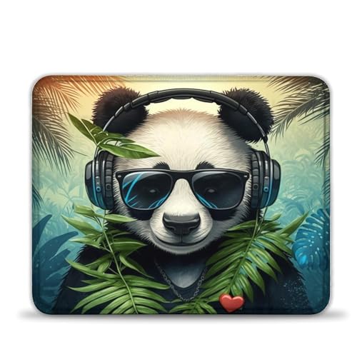 LLONGKT Buntes Panda-Mauspad 25x30cm, wasserdichtes Mauspad mit Rutschfester Gummiunterseite, kompatibel mit Laser- und optischen Mäusen LLONGKT Buntes Panda-Mauspad 25x30cm, wasserdichtes Mauspad mit Rutschfester Gummiunterseite, kompatibel mit Laser- und optischen Mäusen von LLONGKT