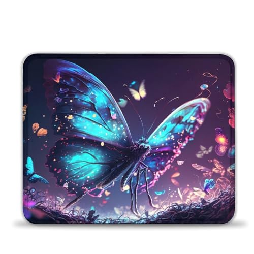 LLONGKT Butterfly-Mauspad 25x30cm, wasserdichtes Mauspad mit Rutschfester Gummiunterseite, kompatibel mit Laser- und optischen Mäusen LLONGKT Butterfly-Mauspad 25x30cm, wasserdichtes Mauspad mit Rutschfester Gummiunterseite, kompatibel mit Laser- und optischen Mäusen von LLONGKT