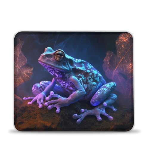 LLONGKT Gaming-Mauspad, Frosch 20x24cm, Mauspad mit ausfranssicheren, genähten Kanten, Rutschfester Gummiunterseite, verbesserter Präzision und Geschwindigkeit LLONGKT Gaming-Mauspad, Frosch 20x24cm, Mauspad mit ausfranssicheren, genähten Kanten, Rutschfester Gummiunterseite, verbesserter Präzision und Geschwindigkeit von LLONGKT