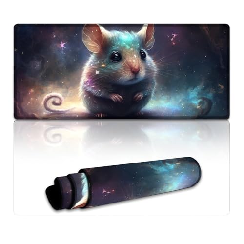 LLONGKT Maus Gaming Mauspad Wasserdichtes Mauspad (40x90x0,3cm) Mäusepad rutschfeste Gummibasis für Computer und Büro von LLONGKT