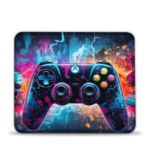 LLONGKT Mauspad Starry Night Gamepad Gaming-Mauspad für Gaming-Sensoren, geringe Oberflächenreibung, rutschfest, Mac- und PC-Gaming-Zubehör (20x24cm) von LLONGKT
