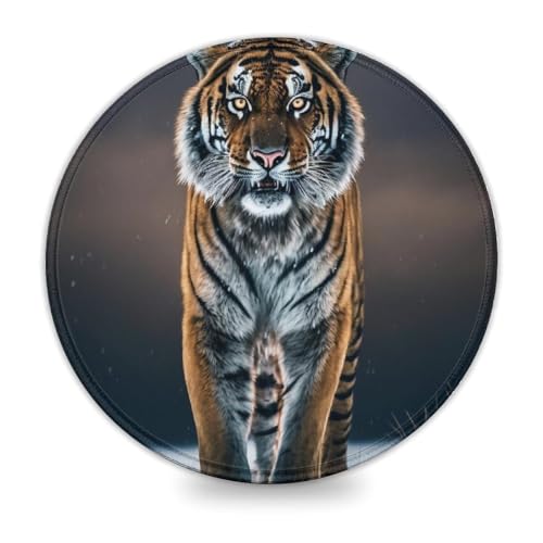 LLONGKT Mauspad Tiger 20x20cm, rutschfestes Gummi-Mauspad für Damen und Kinder, kabellose Maus, Laptops, Tastaturablage, Homeoffice, Reisen LLONGKT Mauspad Tiger 20x20cm, rutschfestes Gummi-Mauspad für Damen und Kinder, kabellose Maus, Laptops, Tastaturablage, Homeoffice, Reisen von LLONGKT