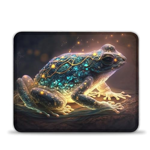 LLONGKT Mauspad mit Froschmotiv 25x30cm, Mauspad für Damen und Kinder, kabellose Maus, Laptops, Tastaturablage, Zuhause, Büro, Reisen LLONGKT Mauspad mit Froschmotiv 25x30cm, Mauspad für Damen und Kinder, kabellose Maus, Laptops, Tastaturablage, Zuhause, Büro, Reisen von LLONGKT