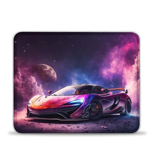 LLONGKT Mauspad mit Weltraum-Sportauto-Motiv 25x30cm, waschbares Mauspad für Damen und Kinder, kabellose Maus, Laptops, Tastaturablage, Zuhause, Büro, Reisen LLONGKT Mauspad mit Weltraum-Sportauto-Motiv 25x30cm, waschbares Mauspad für Damen und Kinder, kabellose Maus, Laptops, Tastaturablage, Zuhause, Büro, Reisen von LLONGKT
