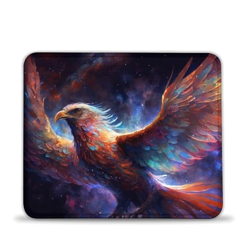 LLONGKT Phoenix Mauspad 20x24cm Mauspad Schreibtischunterlage mit Rutschfester Gummiunterseite, kompatibel mit Laser- und optischen Mäusen LLONGKT Phoenix Mauspad 20x24cm Mauspad Schreibtischunterlage mit Rutschfester Gummiunterseite, kompatibel mit Laser- und optischen Mäusen von LLONGKT