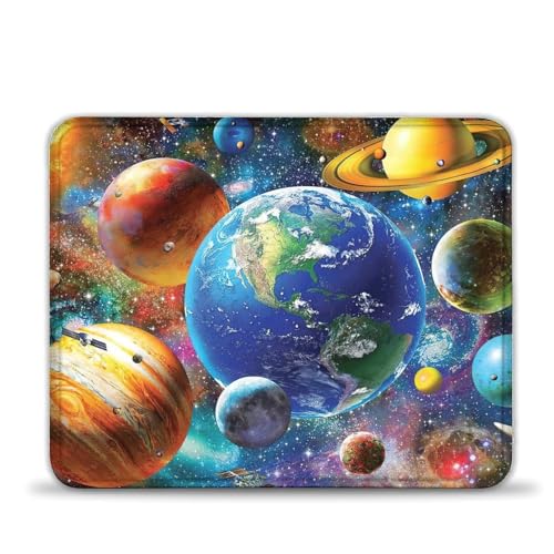 LLONGKT Schönes Planeten-Mauspad 25x30cm, Mauspad, luxuriöse Oberfläche, genähte Kanten, rutschfest, für PC, Laptop, Büro, Gaming LLONGKT Schönes Planeten-Mauspad 25x30cm, Mauspad, luxuriöse Oberfläche, genähte Kanten, rutschfest, für PC, Laptop, Büro, Gaming von LLONGKT