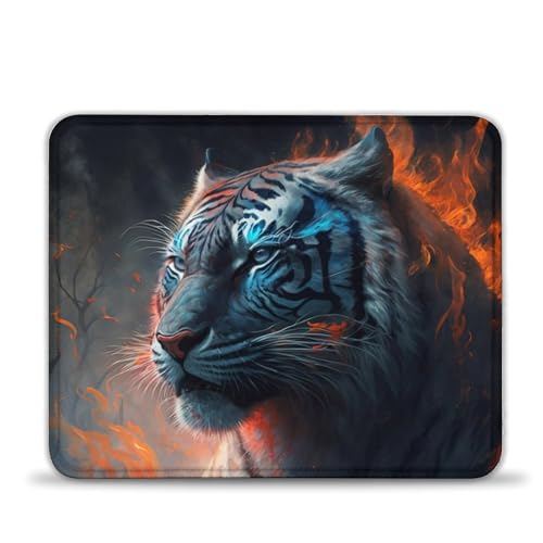 LLONGKT Tiger-Mauspad 25x30cm, Mauspad, Schreibtischunterlage mit Rutschfester Gummiunterseite, kompatibel mit Laser- und optischen Mäusen LLONGKT Tiger-Mauspad 25x30cm, Mauspad, Schreibtischunterlage mit Rutschfester Gummiunterseite, kompatibel mit Laser- und optischen Mäusen von LLONGKT