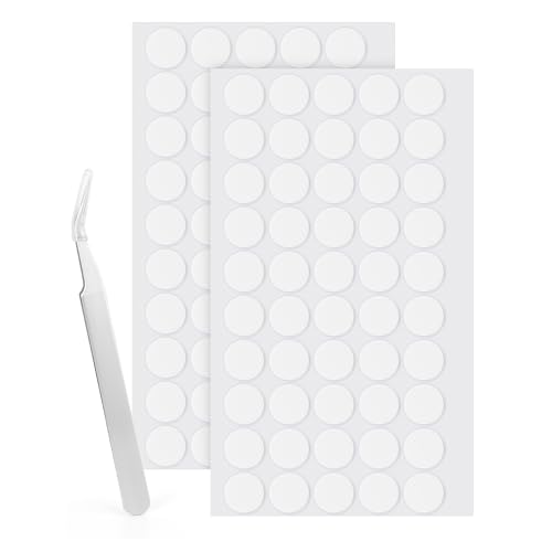 LLPT Doppelseitige Klebepunkte Transparente Runde | 100 Stück | 15MM | Entfernbare Nano-Aufkleber | Super Sticky Wasserfeste Keine Spuren | für DIY-Heimdekoration (ND15100) von LLPT