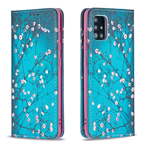 Hülle für Samsung Galaxy A51 4G Handyhülle Gemalt PU Leder Hülle Handy Tasche Flip Wallet Case Cover mit Ständer Kartenfach und Magnet Schutzhülle für Samsung Galaxy A51 4G, Pflaumenblüte Hülle für Samsung Galaxy A51 4G Handyhülle Gemalt PU Leder Hülle Handy Tasche Flip Wallet Case Cover mit Ständer Kartenfach und Magnet Schutzhülle für Samsung Galaxy A51 4G, Pflaumenblüte von LLSHN