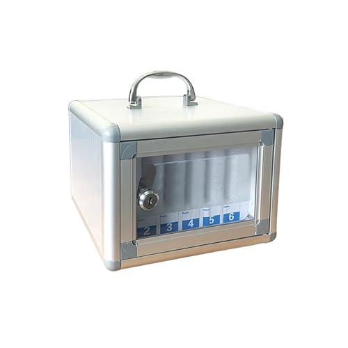 Handygarage, Handy safe aus Aluminiumlegierung, für Klassenzimmer, Besprechungsräume, Fitnessstudios und Fabriken(6) von LLZJDDPLY