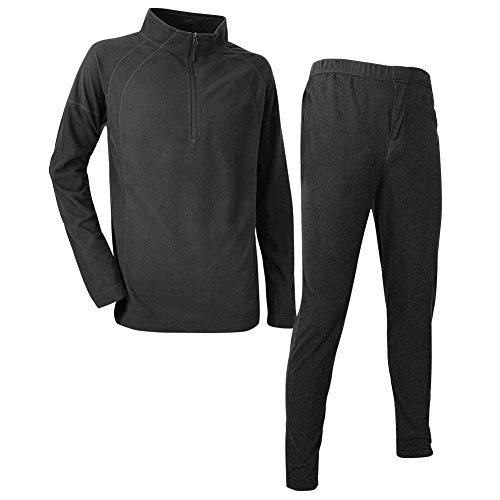 LMA Workwear 1406 ICE Fleece Thermo Unterwäsche Satz, Größe XL, Schwarz von LMA Workwear