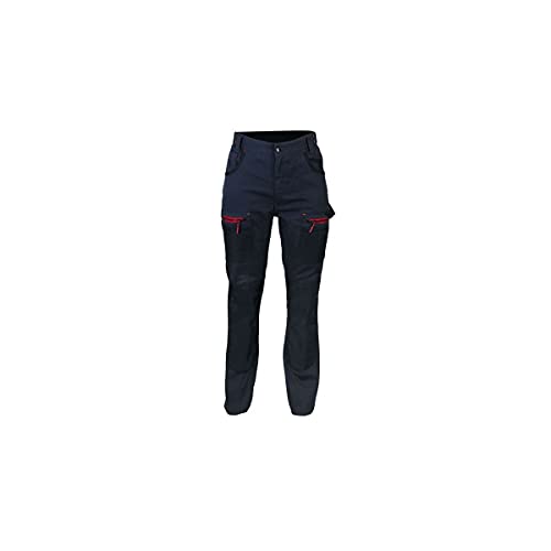 LMA Workwear 1577 OLYMPIA Zweifarbig Damenarbeitshose, Größe 60, Grau/Schwarz von LMA Workwear