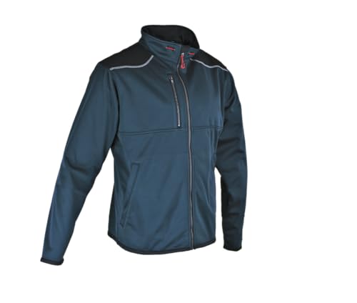 LMA Workwear 2212 RANCH Zweifarbige Lange Ärmel Weste mit Reißverschluss, Größe L, Navy Blau von LMA Workwear