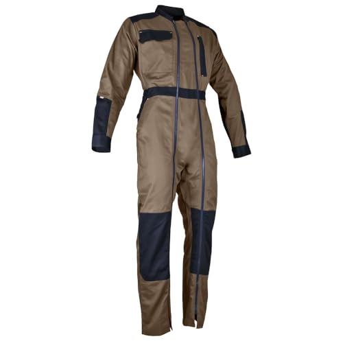 LMA Workwear 4111 CHAUDRON Overall mit Doppeltem Verschluss, Größe M, Kastanie/Dunkelgrau LMA Workwear 4111 CHAUDRON Overall mit Doppeltem Verschluss, Größe M, Kastanie/Dunkelgrau von LMA Workwear