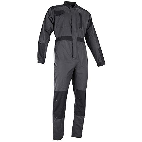 LMA Workwear 4116 POTASSIUM Einfacher Overall mit Zweifarbigem Verschluss am Offizierskragen, Größe 3XL, Beininnenlänge 84cm, Dunkelgrau/Schwarz LMA Workwear 4116 POTASSIUM Einfacher Overall mit Zweifarbigem Verschluss am Offizierskragen, Größe 3XL, Beininnenlänge 84cm, Dunkelgrau/Schwarz von LMA Workwear