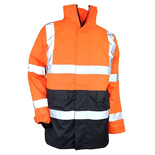 LMA Workwear 5002 PREVENTION Parka 4 in 1 Klasse 2 Neonfarben, Größe 2XL, Neon Orange/Navy Blau LMA Workwear 5002 PREVENTION Parka 4 in 1 Klasse 2 Neonfarben, Größe 2XL, Neon Orange/Navy Blau von LMA Workwear