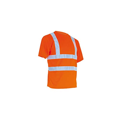 LMA Workwear 9155 LUMINEUX Einfarbig HS Kurze Ärmel T-Shirt, Größe XL, Neon Orange LMA Workwear 9155 LUMINEUX Einfarbig HS Kurze Ärmel T-Shirt, Größe XL, Neon Orange von LMA Workwear