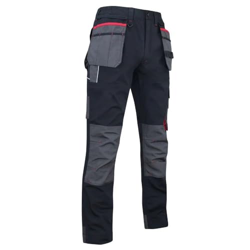 LMA Workwear 1378 MINERAI Segeltuchhose mit Knietaschen, Größe 64, Schwarz LMA Workwear 1378 MINERAI Segeltuchhose mit Knietaschen, Größe 64, Schwarz von LMA Workwear
