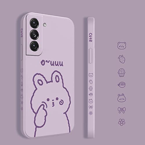 Bunny Phone Case für Samsung Galaxy S22 S21 S20 FE S10 Note 20 10 Ultra Plus A72 A52 A32 A71 A51 A31 A21S 4G 5G Cover,Graslila1,Für Note10Plus Bunny Phone Case für Samsung Galaxy S22 S21 S20 FE S10 Note 20 10 Ultra Plus A72 A52 A32 A71 A51 A31 A21S 4G 5G Cover,Graslila1,Für Note10Plus von LMEIL