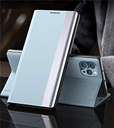 Flip Case für Samsung Galaxy A52 A72 A51 A71 A42 A32 A22 A11 A50 A10 A21 Luxus Wallet Stand Book Cover Telefon Magnettasche, Hellblau, für A33 5G Flip Case für Samsung Galaxy A52 A72 A51 A71 A42 A32 A22 A11 A50 A10 A21 Luxus Wallet Stand Book Cover Telefon Magnettasche, Hellblau, für A33 5G von LMEIL