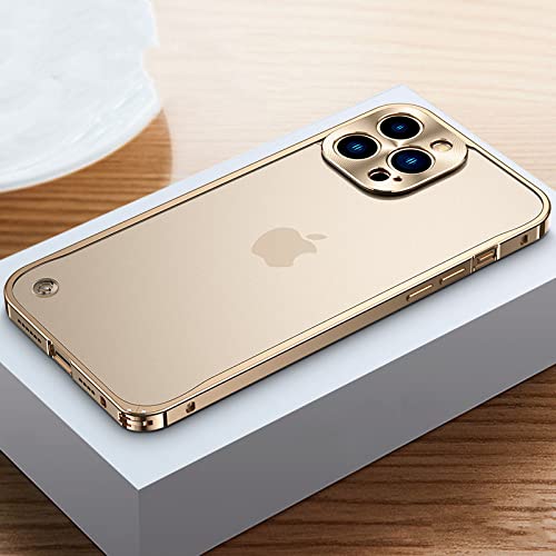 Galvanisierter Luxus-Metallrahmen für iPhone 11 12 13 14 Pro Max 12 13 Mini 14Plus, mattierte Acryl-Rückplatte, kabelloses Aufladen, Handyhüllen, Gold 1, für iPhone 14 Galvanisierter Luxus-Metallrahmen für iPhone 11 12 13 14 Pro Max 12 13 Mini 14Plus, mattierte Acryl-Rückplatte, kabelloses Aufladen, Handyhüllen, Gold 1, für iPhone 14 von LMEIL