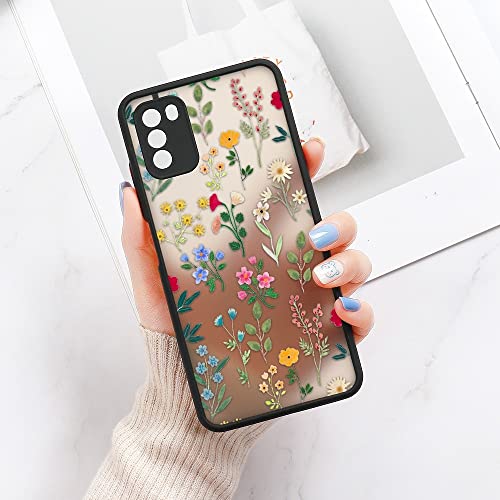 LMEIL Matte Floral Landscape Phone Case für Xiaomi für Redmi Note 10 Pro 9 8 7 9s 10s 9A 9C NFC 9T Poco X3 Pro M3 F3 Cases Covers Matte Len Protection, U152, für Redmi Note9 Pro von LMEIL