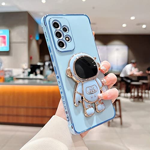 Luxus-Astronauten-Hülle für Samsung Galaxy A13 A53 A12 A52 5G S20 FE S22 S21 Ultra S22 Plus A23 A33 A52S 4G Kickstand Cases Cover, Himmelblau, für A13 4G Luxus-Astronauten-Hülle für Samsung Galaxy A13 A53 A12 A52 5G S20 FE S22 S21 Ultra S22 Plus A23 A33 A52S 4G Kickstand Cases Cover, Himmelblau, für A13 4G von LMEIL